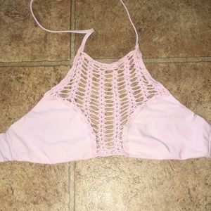 Light pink bikini top from PacSun